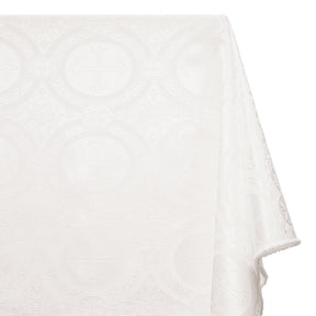 Liturgical Church Ecclesiastical Satin Jacquard Brocade Fabric SV582035 Ivory A1