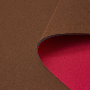 Closed Cell Neoprene Bonded Sponge Waterproof Fabric SV582061 Brown / Burgundy 2