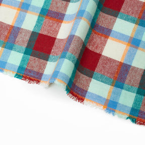 Tartan Plaid Yarn Dyed Brushed Cotton Flannel Design 19 Fabric SV582111 A3
