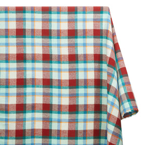 Tartan Plaid Yarn Dyed Brushed Cotton Flannel Design 19 Fabric SV582111 A1