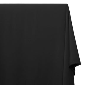 Stretch Polyester Tissue Faille Fabric SV582287 Black Image A1