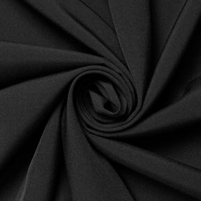 Stretch Polyester Tissue Faille Fabric SV582287 Black Image A2