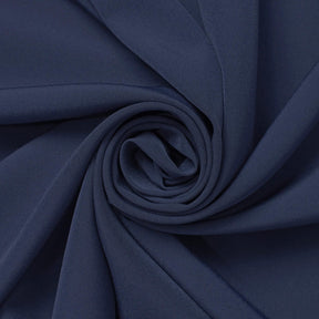 Stretch Polyester Tissue Faille Fabric SV582293 Navy Blue Image A2