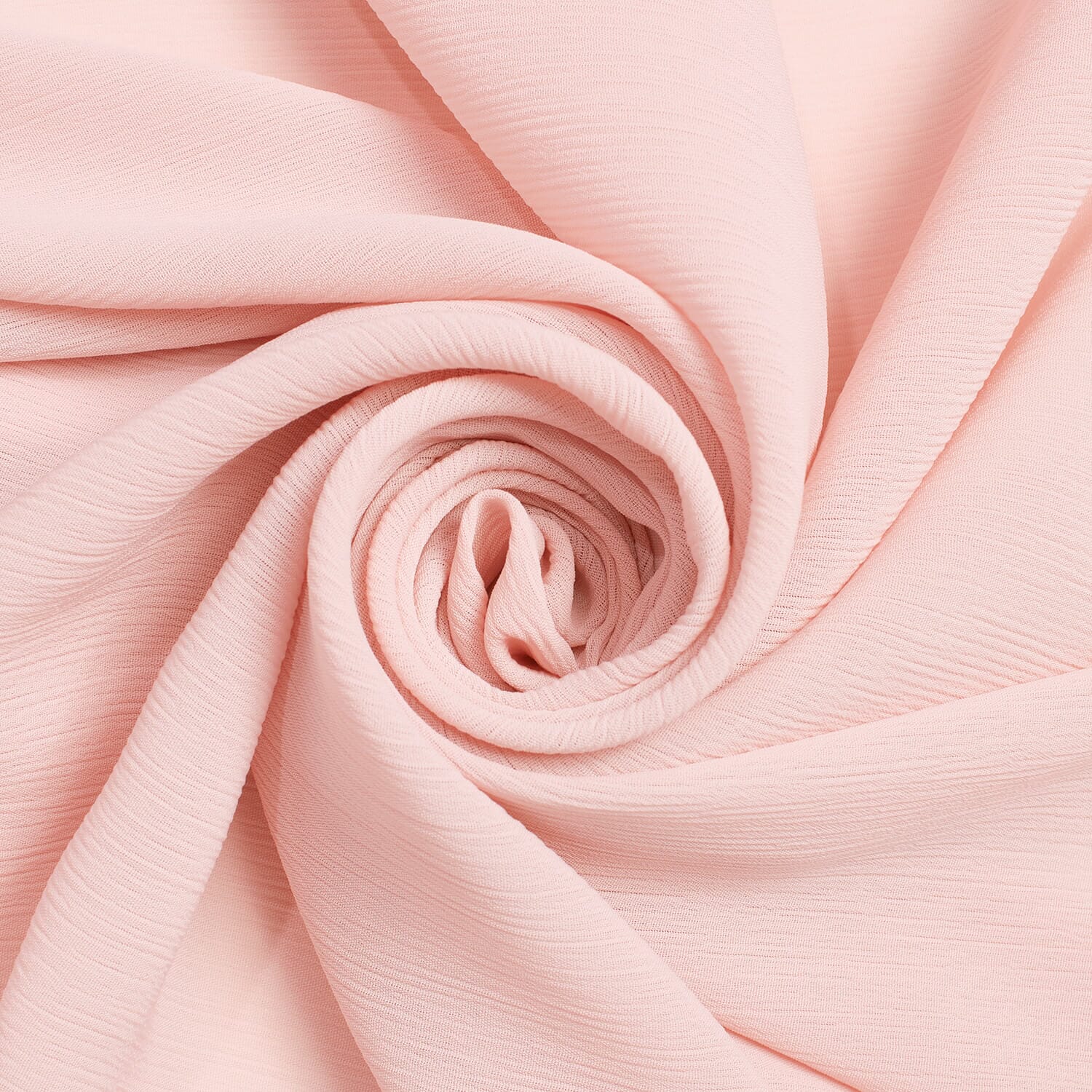 Polyester Crinkle Chiffon Georgette Fabric SV582318 Blush Image A2