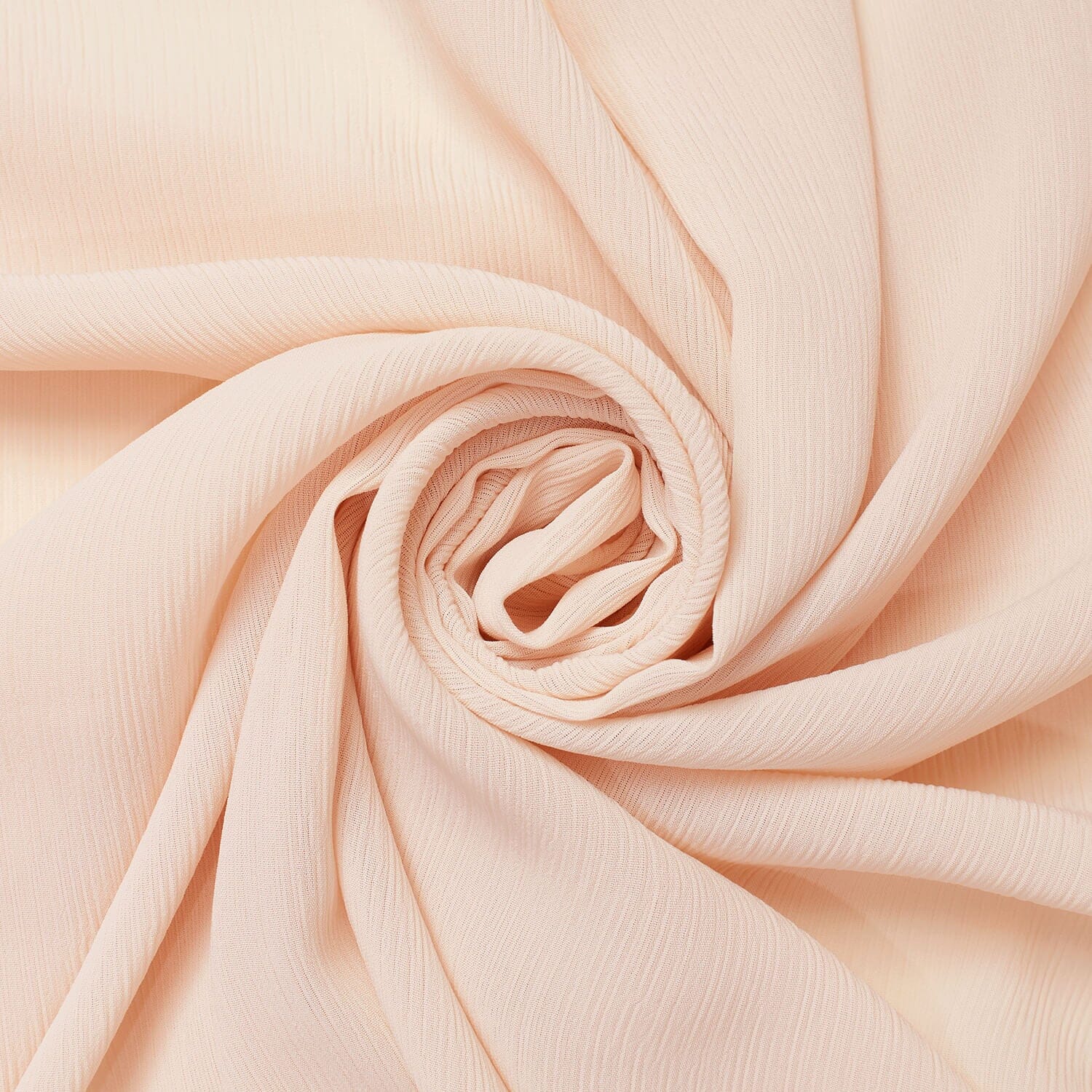 Polyester Crinkle Chiffon Georgette Fabric SV582323 Rose Gold Image A2