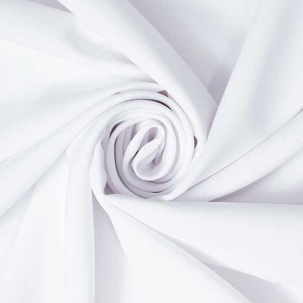 Polyester Pebble Moss Crepe Fabric SV582341 White Image A2
