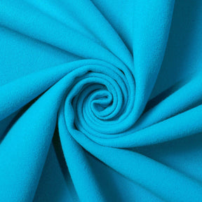 Brushed Polyester Wool Coating Fabric SV582534 Turquoise Image A2
