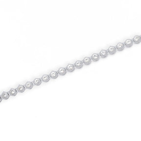 1 4 Inch Rounded Rhinestone Metallic Chain 25 Yard Trim SV582545 Silver A1