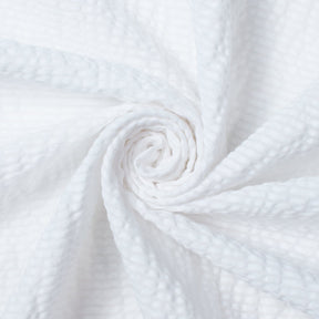 Striped Cotton Seersucker Fabric SV582659 White Image A1