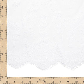 Vine Chantilly Lace Fabric SV582663 White Image A9