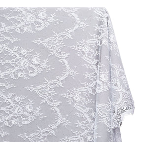 Vine Chantilly Lace Fabric SV582663 White Image A1