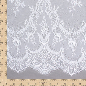 Vine Chantilly Lace Fabric SV582663 White Image A9