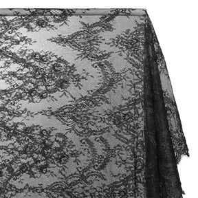 Vine Chantilly Lace Fabric SV582664 Black Image A1