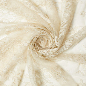 Vine Chantilly Lace Fabric SV582665 Champagne Image A2