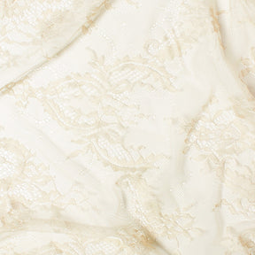 Vine Chantilly Lace Fabric SV582665 Champagne Image A4