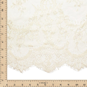 Vine Chantilly Lace Fabric SV582665 Champagne Image A9