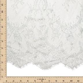 Vine Chantilly Lace Fabric SV582667 Silver Image A9