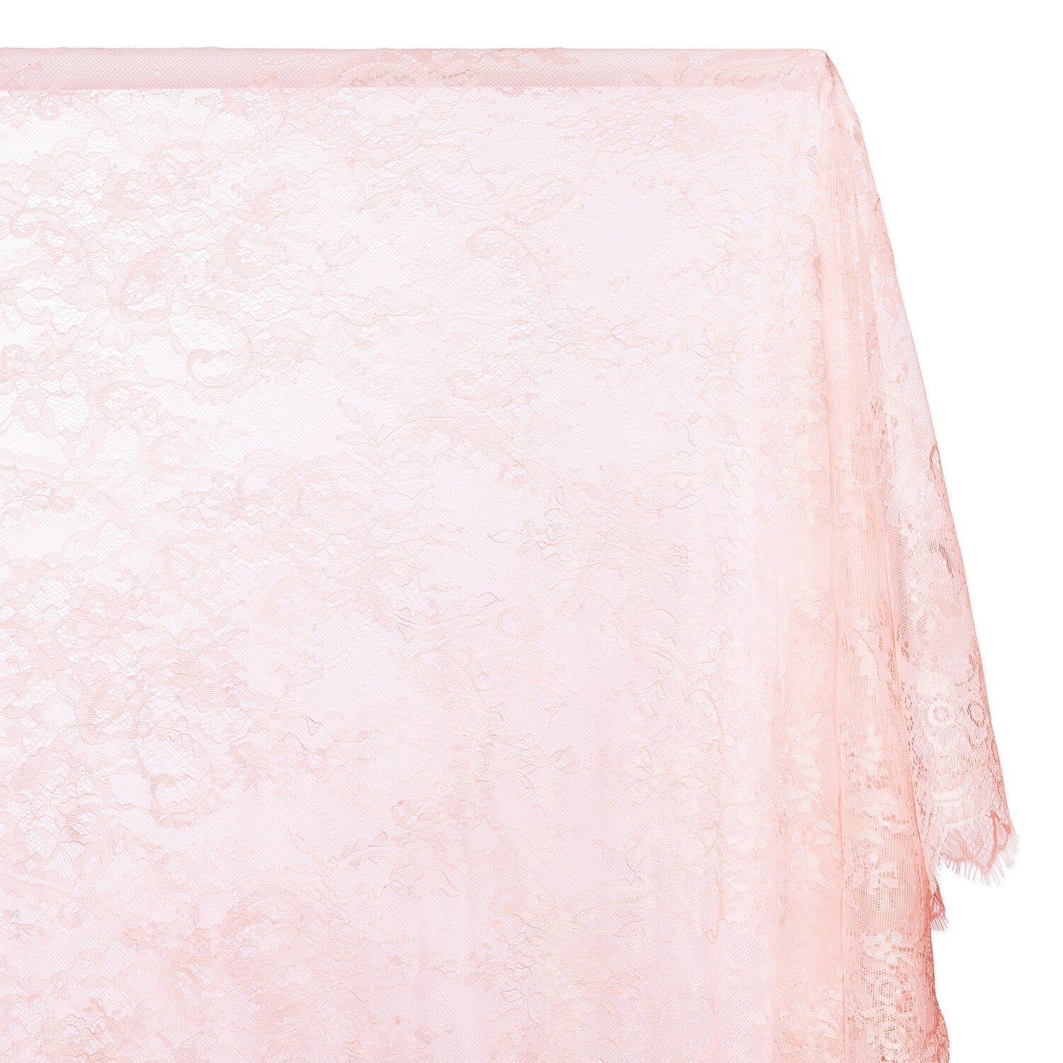 Vine Chantilly Lace Fabric SV582668 Blush Image A1