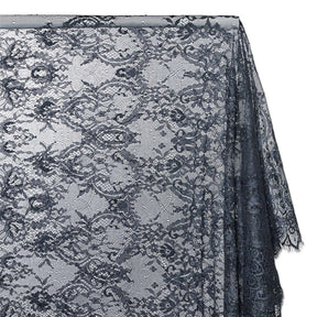 Vine Chantilly Lace Fabric SV582669 Navy Blue Image A1