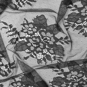 Leafy Chantilly Lace Fabric SV582671 Black Image A4