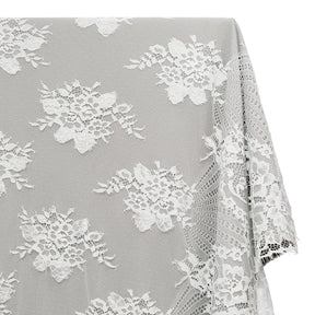 Leafy Chantilly Lace Fabric SV582673 Off White Image A1