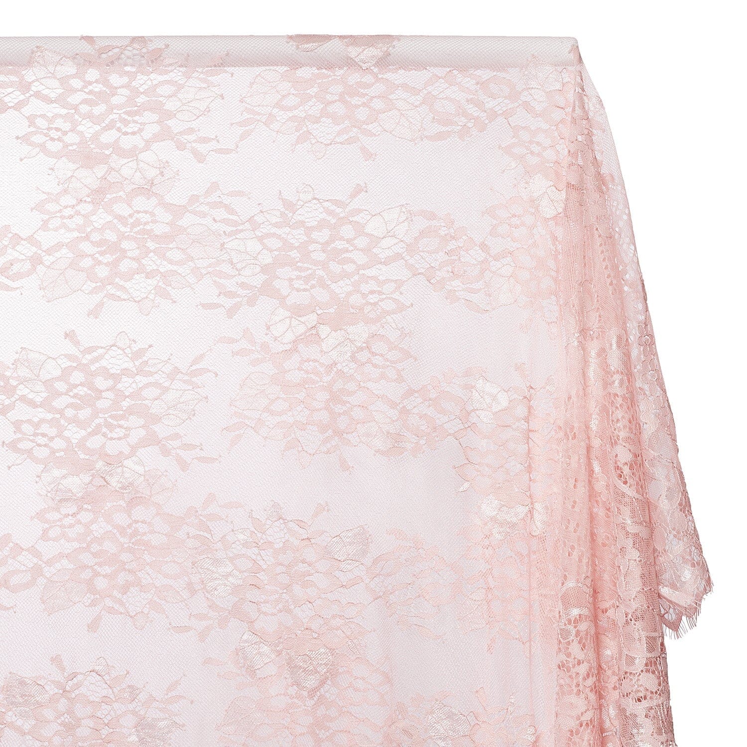 Leafy Chantilly Lace Fabric SV582675 Blush Image A1