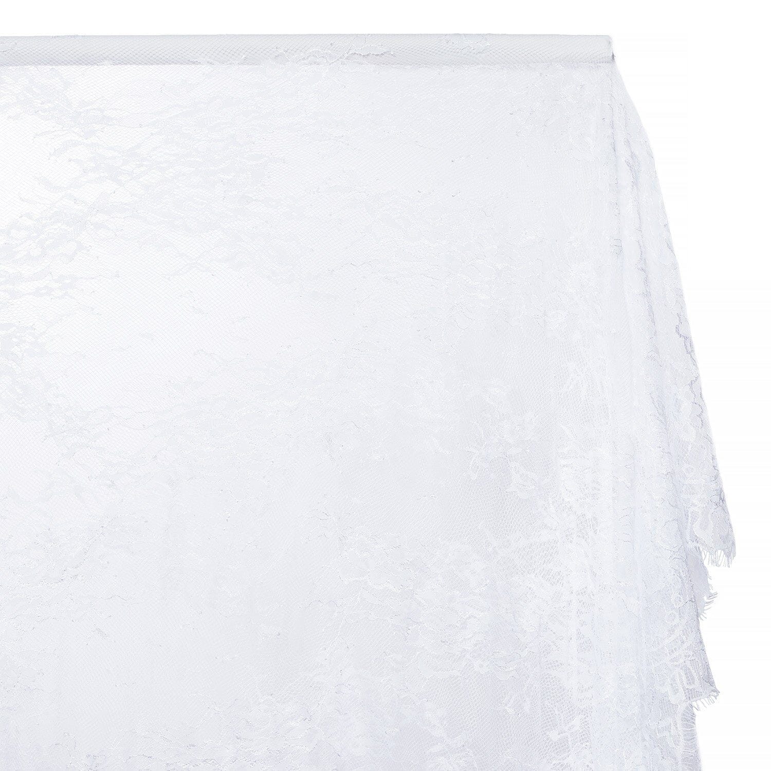 Garden Chantilly Lace Fabric SV582677 White Image A1