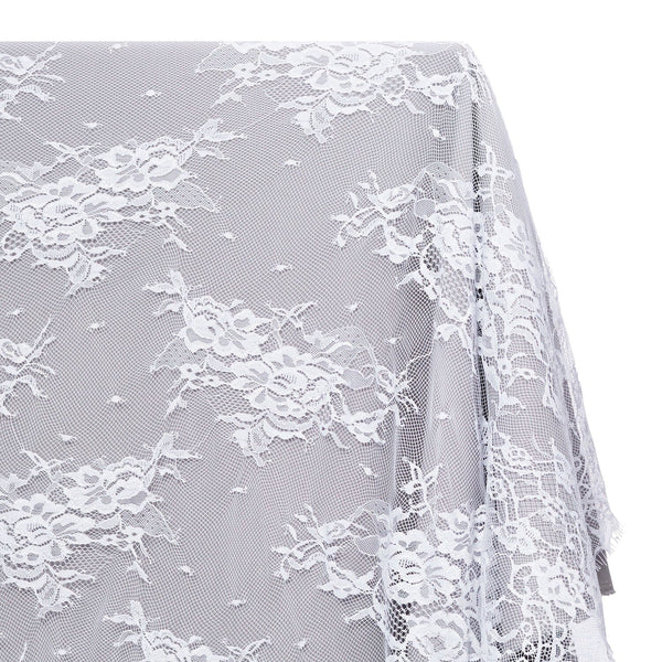Garden Chantilly Lace Fabric SV582677 White Image A1