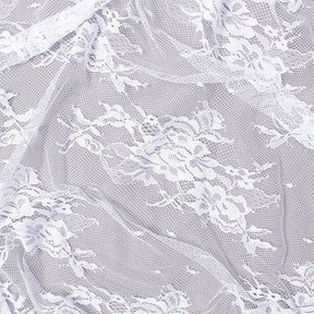 Garden Chantilly Lace Fabric SV582677 White Image A4