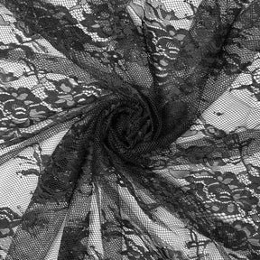 Garden Chantilly Lace Fabric SV582678 Black Image A2
