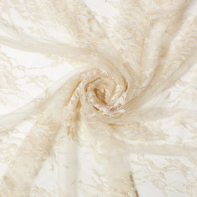 Garden Chantilly Lace Fabric SV582679 Champagne Image A2
