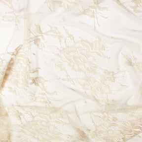 Garden Chantilly Lace Fabric SV582679 Champagne Image A4