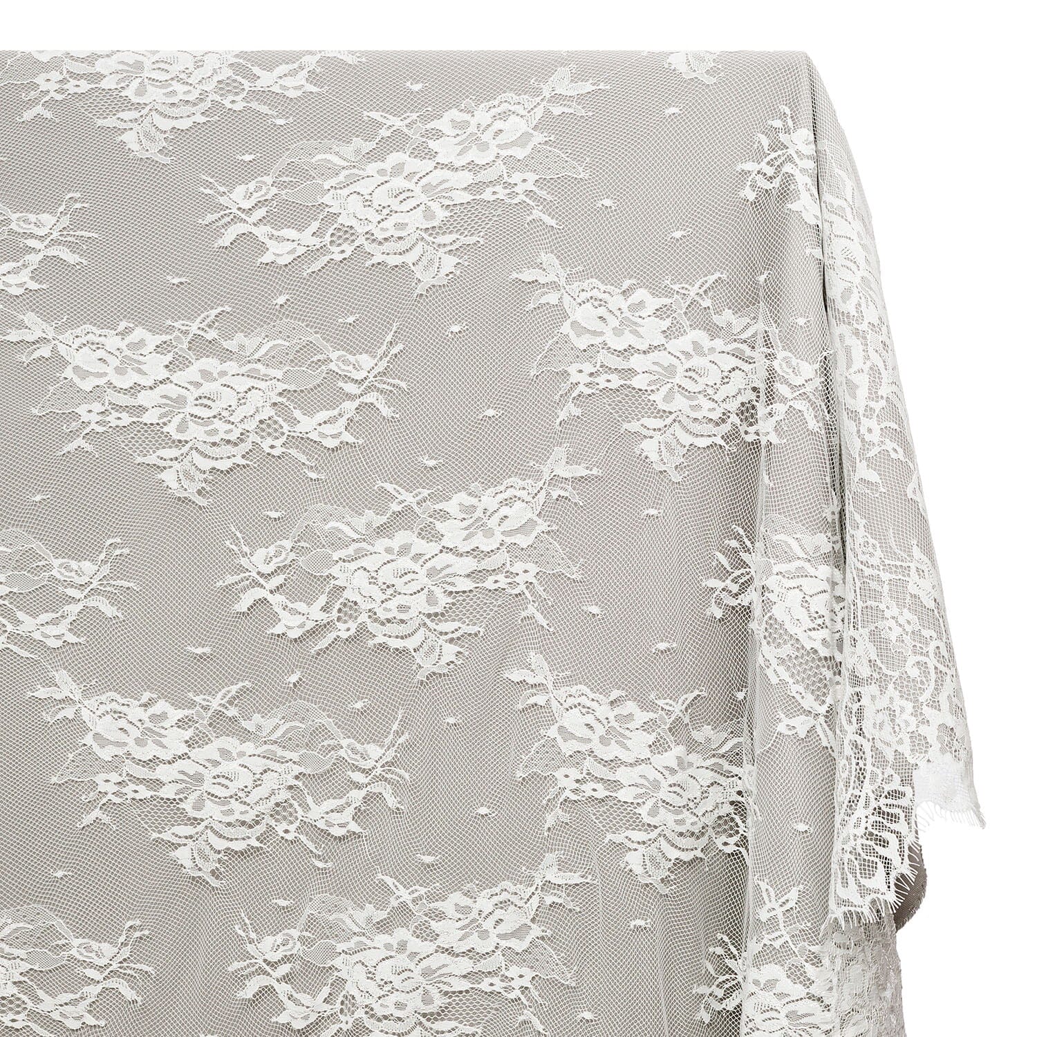Garden Chantilly Lace Fabric SV582680 Off White Image A1