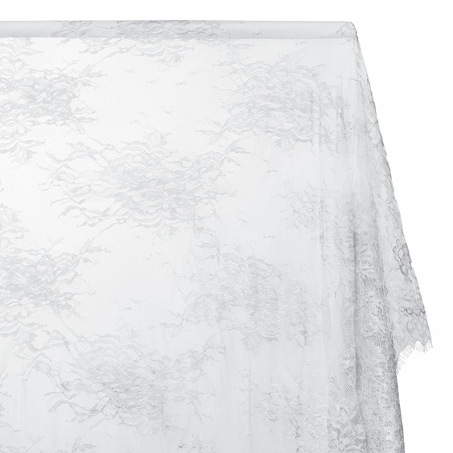 Garden Chantilly Lace Fabric SV582681 Silver Image A1