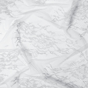 Garden Chantilly Lace Fabric SV582681 Silver Image A4