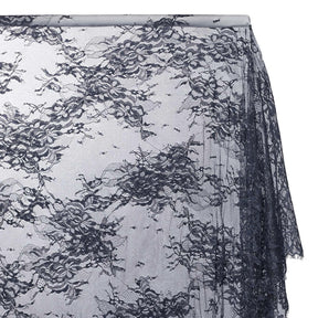 Garden Chantilly Lace Fabric SV582683 Navy Blue Image A1