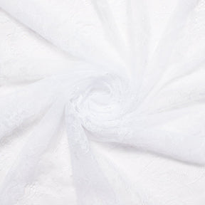 Bouquet Chantilly Lace Fabric SV582684 White Image A2