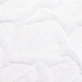 Bouquet Chantilly Lace Fabric SV582684 White Image A4