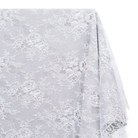 Bouquet Chantilly Lace Fabric SV582684 White Image A1