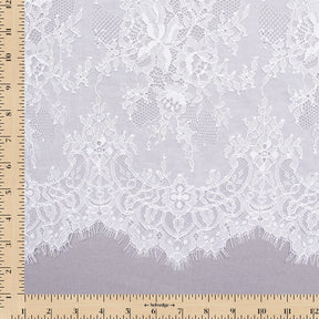 Bouquet Chantilly Lace Fabric SV582684 White Image A9