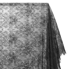 Bouquet Chantilly Lace Fabric SV582685 Black Image A1
