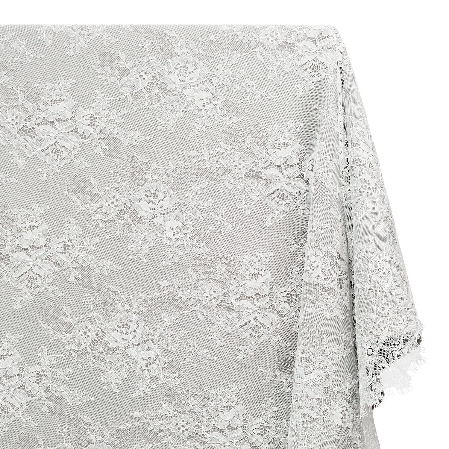 Bouquet Chantilly Lace Fabric SV582687 Off White Image A1