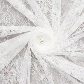 Bouquet Chantilly Lace Fabric SV582687 Off White Image A2