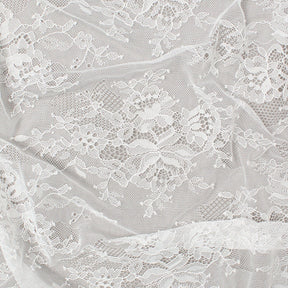 Bouquet Chantilly Lace Fabric SV582687 Off White Image A4