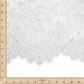 Bouquet Chantilly Lace Fabric SV582688 Silver Image A9