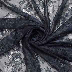 Bouquet Chantilly Lace Fabric SV582690 Navy Blue Image A2