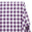 Gingham 1 Inch Check Yarn Dyed Broadcloth Fabric SV582698 Purple / White Image A1