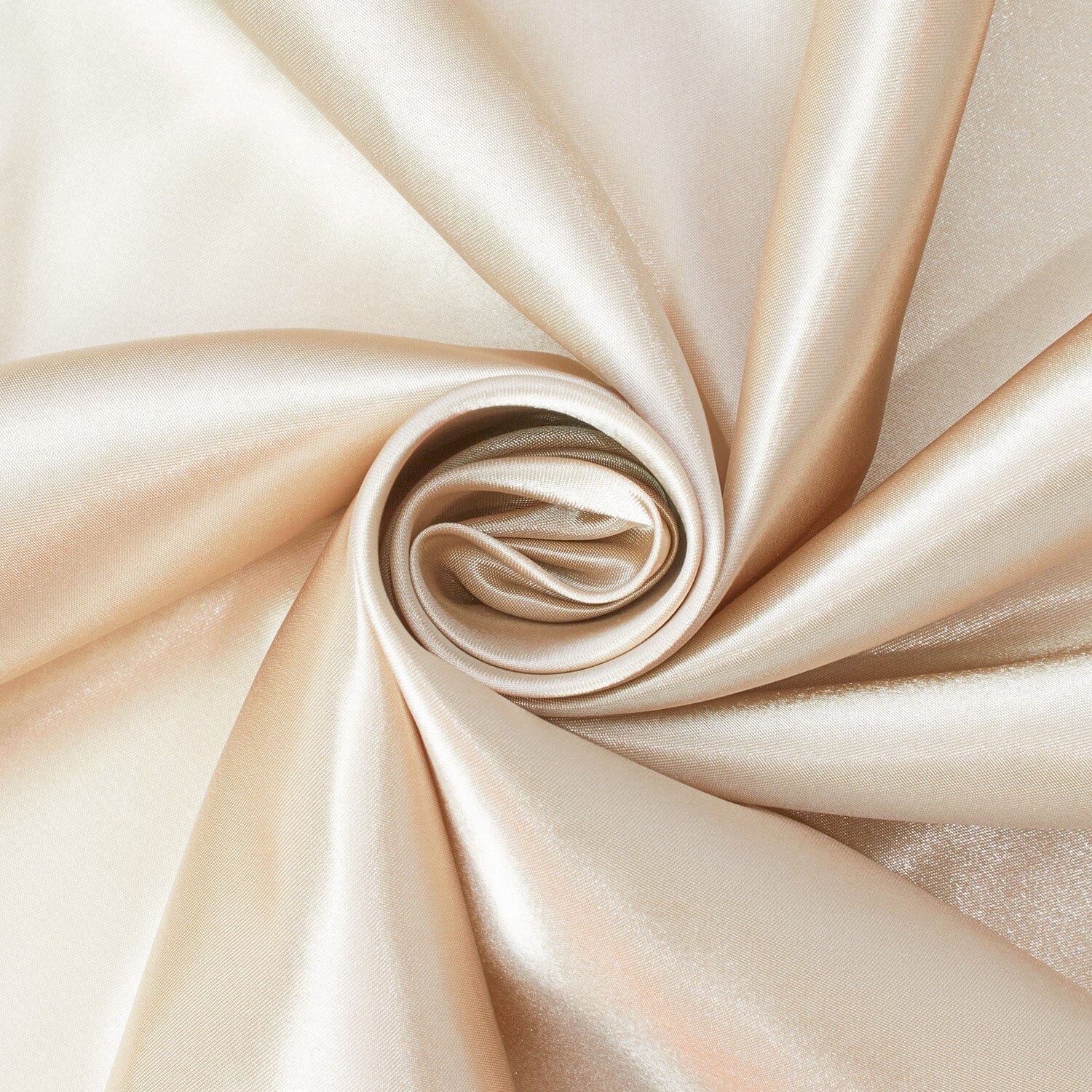 Polyester Charmeuse Satin (58/60 Inch) Fabric SV582748 Champagne Image A2