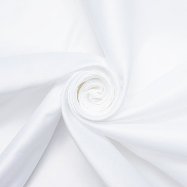 Matte Satin Peau De Soie (120") Fabric SV582962 White Image A2