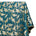 Extra Wide Bloom Upholstery Jacquard Fabric SV583034 Teal / Gold Image A1